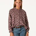 CAMISA CUELLO MAO LEAF CHOCOLATE