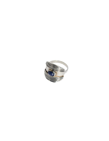 ANILLO PIEDRA REDONDA LAPISLAZULI