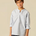 BLUE STRIPED SHIRT