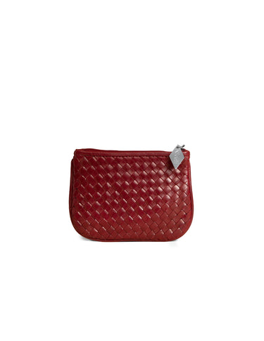 BRAIDED CHERRY COIN PURSE