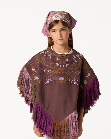 EMBROIDERED PONCHO