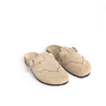 STUDDED SUEDE CLOG