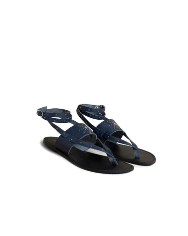 BLUE SANDAL STUDS