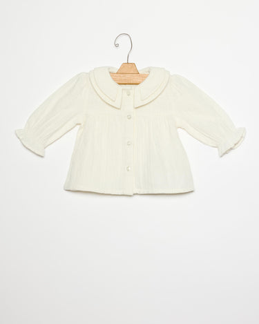 CAMISA DOBLE CUELLO CRUDA