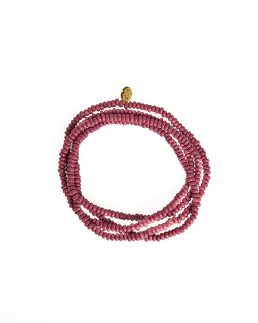 LONG BEAD NECKLACE BLUSH