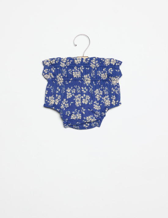 WAVE FLORAL PRINT DUNGAREES