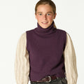 CHALECO CUELLO VUELTO PLUM