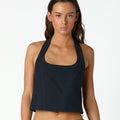 NAVY DIPLOMATIC STRIPE TOP