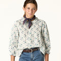 CAMISA BRIGHT FLOWERS BLUE