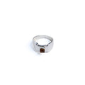 CHOCOLATE SQUARE STONE RING