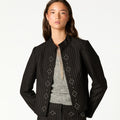 CHAQUETA RAYA DIPLOMATICA TACHA BLACK