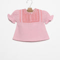 EMBROIDERED PINK SHIRT