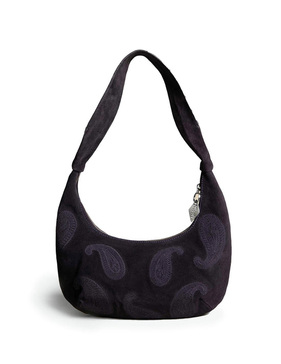 MOOR PAISLEY SUEDE BAG