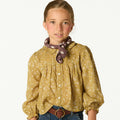 TOILE RIPPLE COLLAR SHIRT CURRY