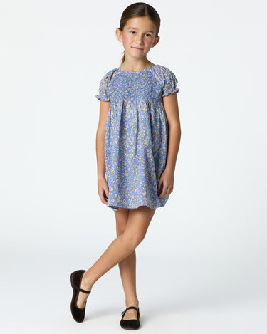 NEST DRESS BLOOM BLUE
