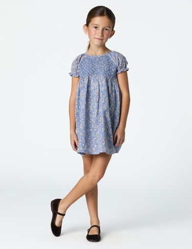 NEST DRESS BLOOM BLUE