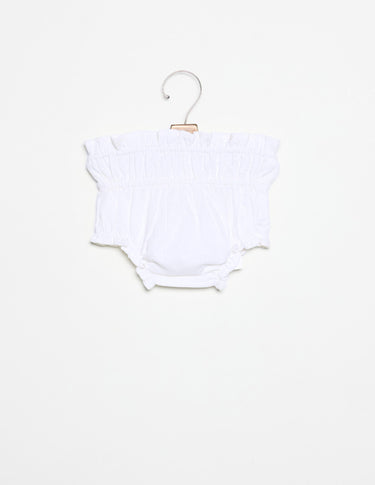 WHITE COTTON BLOOMERS