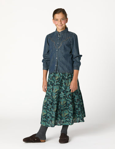 FALDA VOLANTE WILD BLUE