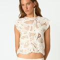 TOP LACE WHITE