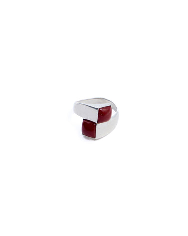 ANILLO GEOMÉTRICO CHILI PLATEADO