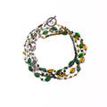 COLLAR LARGO PIEDRA VERDE