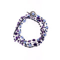 LONG BLUE STONE NECKLACE
