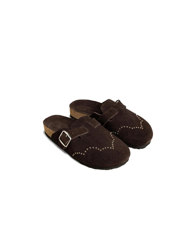 ZUECO TACHAS MARRÓN