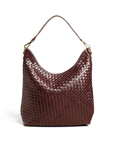 BOLSO TRENZADO MARRÓN