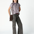 ANTHRACITE STAR DENIM JEANS