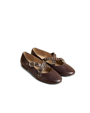 BAILARINA TACHAS MARRÓN