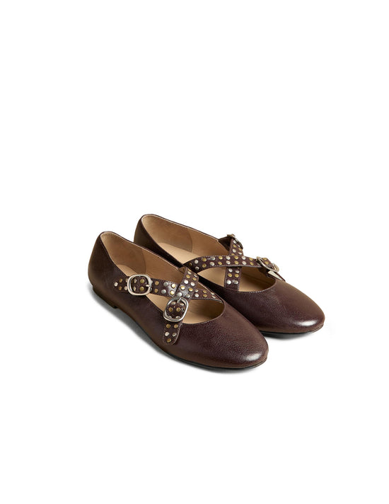 BAILARINA TACHAS MARRÓN