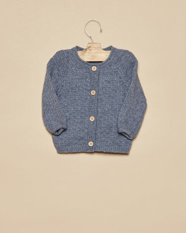 BLUE RIBBED BABY JACKET