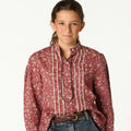 CAMISA JARETAS TOILE BURGUNDY
