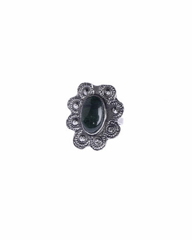 ANILLO OVALADO PIEDRA