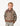 STRIPED KNITTED JACKET BROWN