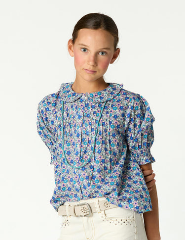 DITSY BLUE SHIRT