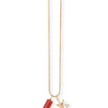RED STAR CHARM NECKLACE