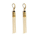 PENDANT CHAIN BLACK STONE