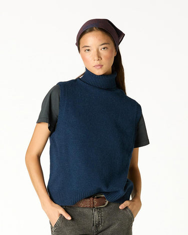 CHALECO CUELLO VUELTO MIDNIGHT