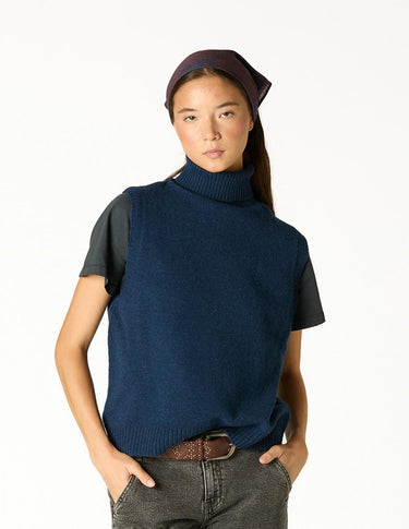 CHALECO CUELLO VUELTO MIDNIGHT