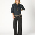PANTALÓN BORDADO CINTURILLA BLACK