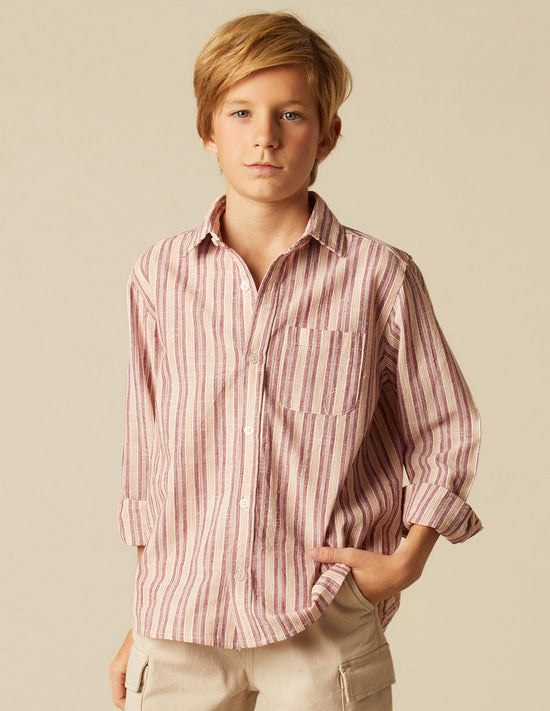 MULBERRY FRENCH STRIPES SHIRT