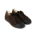 BROWN LACE-UP SNEAKER