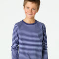 BLUE STRIPED T-SHIRT