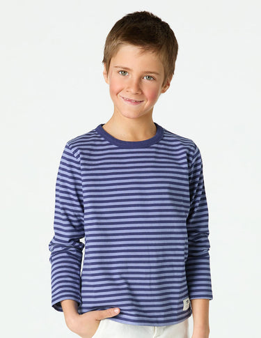 BLUE STRIPED T-SHIRT