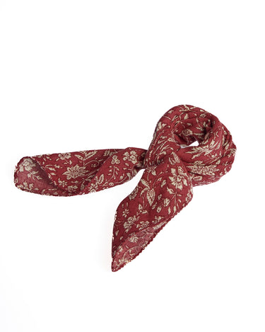 PAÑUELO TOILE BURGUNDY