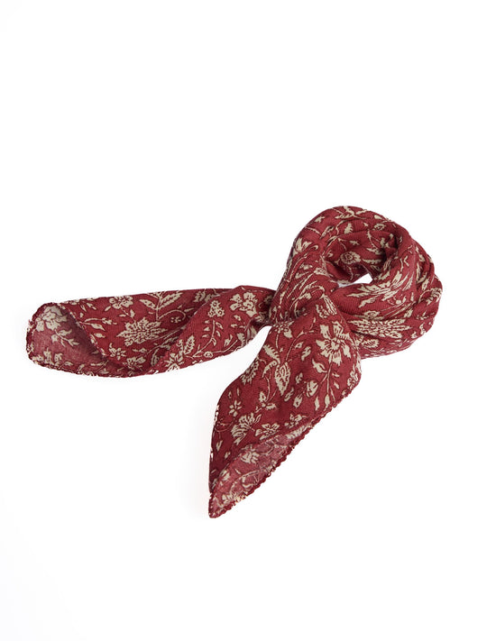 PAÑUELO TOILE BURGUNDY