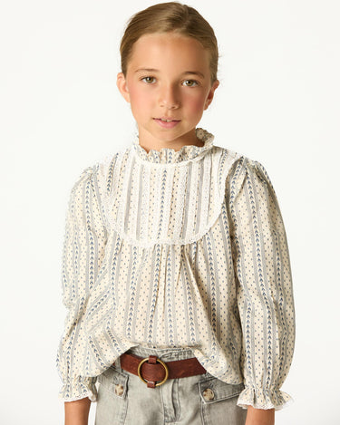 MIDNIGHT ARROW LACE SHIRT
