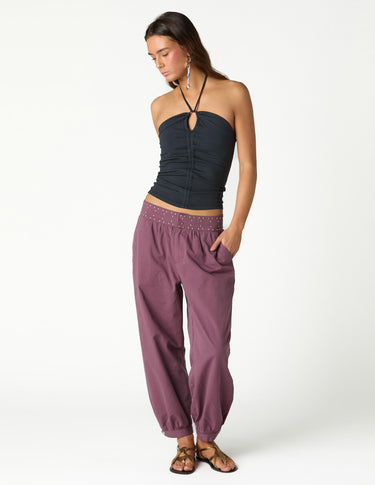 MORADO STUDDED HAREM PANTS