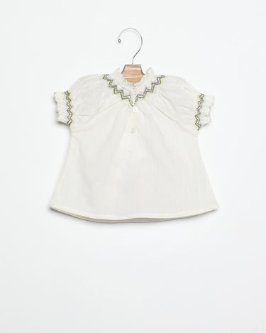 ECRU GREEN HIVE SHIRT